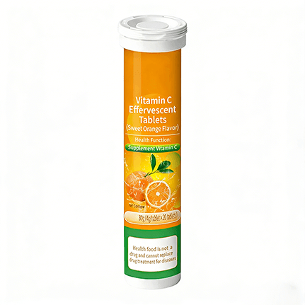 orange flavor effervescent tablets